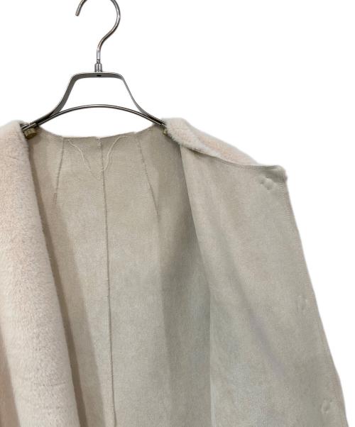 HER LIP TO（ハーリップトゥ）HER LIP TO (ハーリップトゥ) Faux Fur Reversible Coat/フェイクファーリバーシブルコート ホワイト サイズ:SIZE Mの古着・服飾アイテム