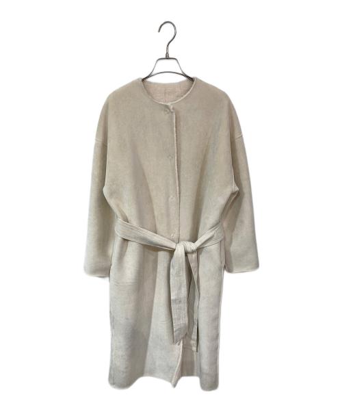 HER LIP TO（ハーリップトゥ）HER LIP TO (ハーリップトゥ) Faux Fur Reversible Coat/フェイクファーリバーシブルコート ホワイト サイズ:SIZE Mの古着・服飾アイテム