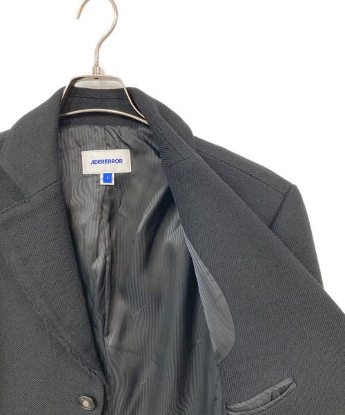 ADER error（アーダーエラー）ADER error (アーダーエラー) Raw Edge Blazer/ロウエッジブレザー ブラック サイズ:SIZE Lの古着・服飾アイテム