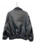 WYM LIDNM (ウィム バイ リドム) ARTIFICIAL GRAIN SHORT BLOUSON/アーティフィシャルグレインショートブルゾン ブラック サイズ:SIZE M：6000円