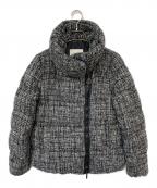 MONCLERモンクレール）の古着「ツイードダウンジャケット」｜グレー