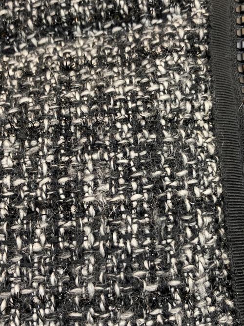 MONCLER（モンクレール）MONCLER (モンクレール) ツイードダウンジャケット グレー サイズ:1の古着・服飾アイテム