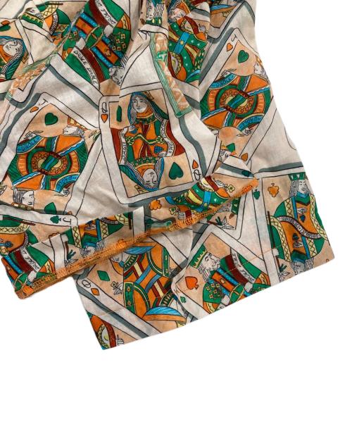 DROLE DE MONSIEUR（ドロール ド ムッシュ）DROLE DE MONSIEUR (ドロール ド ムッシュ) 総柄オープンカラーシャツ オレンジ サイズ:FREEの古着・服飾アイテム