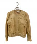 SEE BY CHLOEシーバイクロエ）の古着「レザージャケット」｜ブラウン