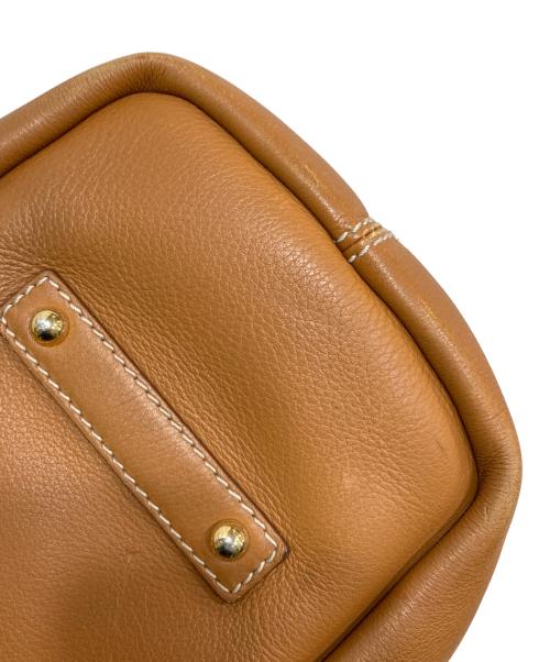 LORO PIANA（ロロピアーナ）LORO PIANA (ロロピアーナ) レザートートバッグ ブラウンの古着・服飾アイテム