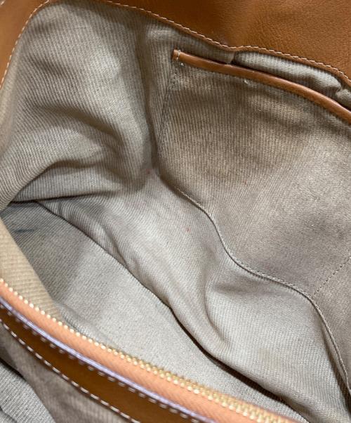 LORO PIANA（ロロピアーナ）LORO PIANA (ロロピアーナ) レザートートバッグ ブラウンの古着・服飾アイテム