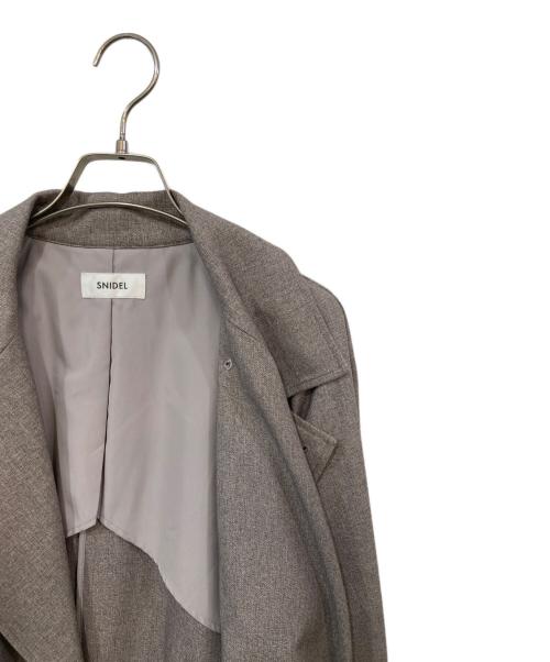 Snidel（スナイデル）Snidel (スナイデル) ミドルトレンチコート グレー サイズ:SIZE 1の古着・服飾アイテム