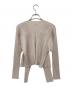 PLEATS PLEASE (プリーツプリーズ) プリーツカーディガン ベージュ サイズ:3：9000円