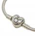 PANDORA (パンドラ) Moments Heart & Snake Chain Bracelet シルバー：5000円