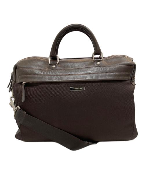 BURBERRY（バーバリー）BURBERRY (バーバリー) 2WAYビジネスバッグ ブラウンの古着・服飾アイテム