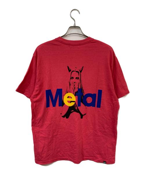 Hysteric Glamour（ヒステリックグラマー）Hysteric Glamour (ヒステリックグラマー) METAL HYSTERIC/メタルヒステリック Tシャツ ピンク サイズ:SIZE XLの古着・服飾アイテム