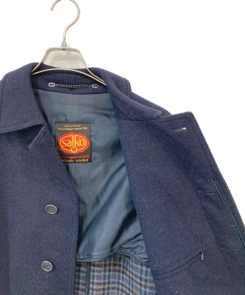 salko（サルコ）salko (サルコ) ウールコート ネイビー サイズ:SIZE Mの古着・服飾アイテム