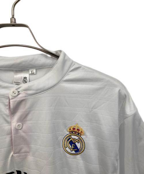 realmadrid（リアルマドリード）realmadrid (リアルマドリード) ゲームシャツ ホワイト サイズ:XLの古着・服飾アイテム