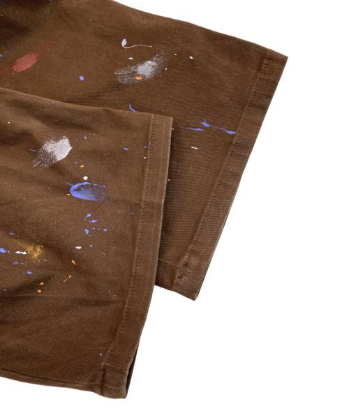 X-LARGE（エクストララージ）X-LARGE (エクストララージ) HAND PAINT WORK PANTS/ハンドペイントワークパンツ ブラウン サイズ:SIZE 34の古着・服飾アイテム