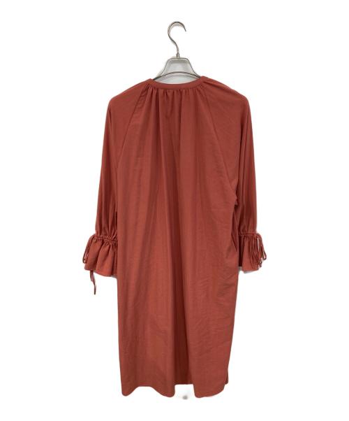 CLANE（クラネ）CLANE (クラネ) GATHER VOLUME ONE PIECE レッド サイズ:SIZE 1の古着・服飾アイテム