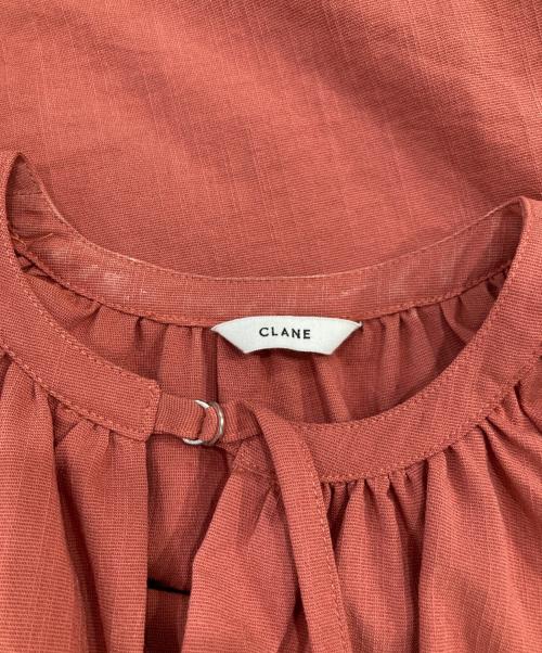 CLANE（クラネ）CLANE (クラネ) GATHER VOLUME ONE PIECE レッド サイズ:SIZE 1の古着・服飾アイテム