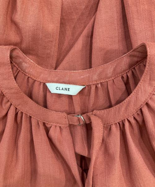 CLANE（クラネ）CLANE (クラネ) GATHER VOLUME ONE PIECE レッド サイズ:SIZE 1の古着・服飾アイテム