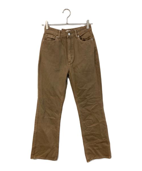 CLANE（クラネ）CLANE (クラネ) カラーダイブーツカットデニム ブラウン サイズ:SIZE 1 未使用品の古着・服飾アイテム