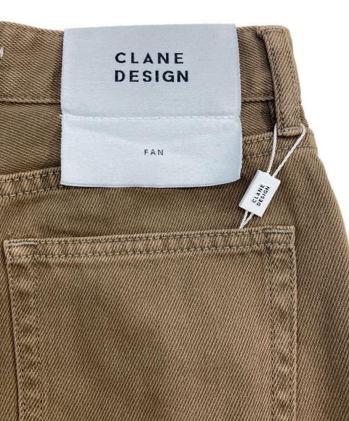 CLANE（クラネ）CLANE (クラネ) カラーダイブーツカットデニム ブラウン サイズ:SIZE 1 未使用品の古着・服飾アイテム