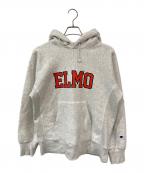 Champion REVERSE WEAVE×SESAME STREETチャンピオン リバース ウィーブ×セサミストリート）の古着「プルオーバーパーカー」｜グレー