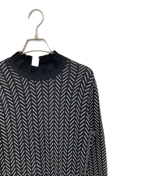 EMPORIO ARMANI（エンポリオアルマーニ）EMPORIO ARMANI (エンポリオアルマーニ) ニットワンピース ブラック サイズ:SIZE 44の古着・服飾アイテム