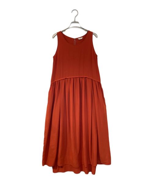 CLANE（クラネ）CLANE (クラネ) SKIRT LAYER COCOON OP/スカート レイヤー コクーン ワンピース レッド サイズ:SIZE 1の古着・服飾アイテム