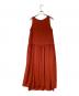 CLANE (クラネ) SKIRT LAYER COCOON OP/スカート レイヤー コクーン ワンピース レッド サイズ:SIZE 1：7000円