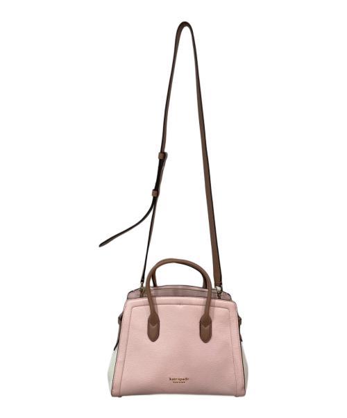 Kate Spade（ケイトスペード）Kate Spade (ケイトスペード) ノット ミディアム サッチェル ピンクの古着・服飾アイテム