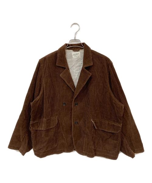 H.UNIT（エイチユニット）H.UNIT (エイチユニット) コーデュロイセットアップ ブラウン サイズ:2の古着・服飾アイテム