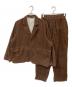 H.UNIT（エイチユニット）の古着「コーデュロイセットアップ」｜ブラウン