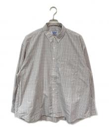 KEBOZ（ケボズ）の古着「チェックシャツ」｜ライトピンク