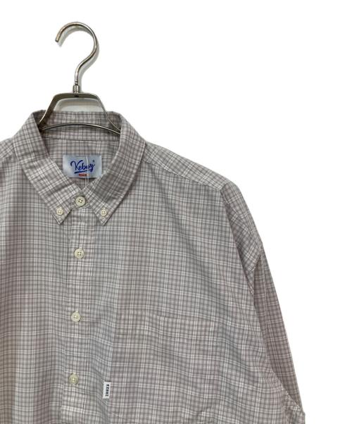 KEBOZ（ケボズ）KEBOZ (ケボズ) チェックシャツ ライトピンク サイズ:SIZE M 未使用品の古着・服飾アイテム