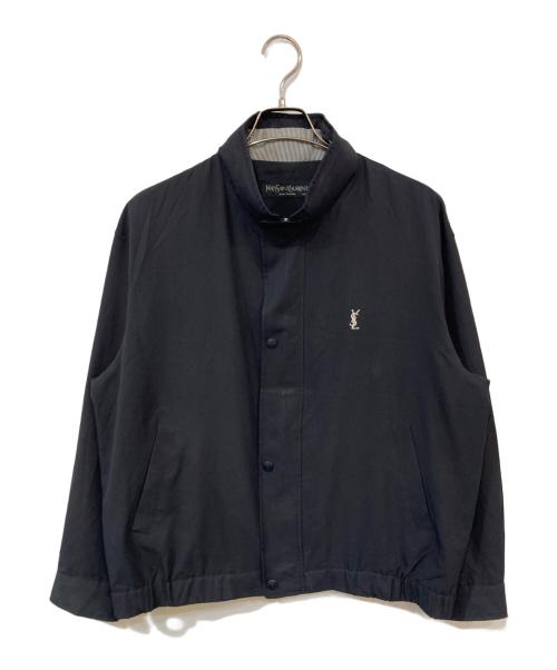 Yves Saint Laurent（イヴサンローラン）Yves Saint Laurent (イヴサンローラン) ジップアップブルゾン ブラック サイズ:SIZE 105の古着・服飾アイテム