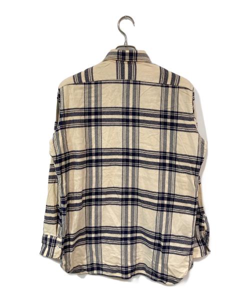 POLO RALPH LAUREN（ポロ・ラルフローレン）POLO RALPH LAUREN (ポロ・ラルフローレン) チェックネルシャツ ベージュ サイズ:SIZE Mの古着・服飾アイテム