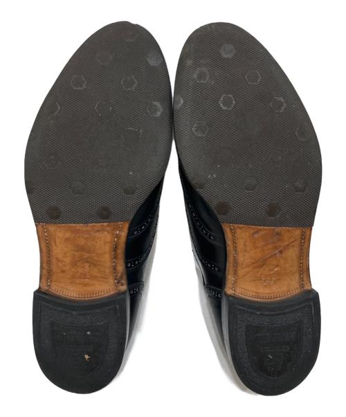 SCOTCH GRAIN（スコッチグレイン）SCOTCH GRAIN (スコッチグレイン) ウィングチップフルブローグシューズ ブラック サイズ:SIZE 26の古着・服飾アイテム
