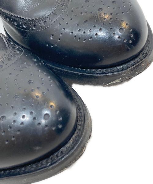 SCOTCH GRAIN（スコッチグレイン）SCOTCH GRAIN (スコッチグレイン) ウィングチップフルブローグシューズ ブラック サイズ:SIZE 26の古着・服飾アイテム