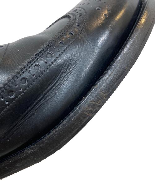 SCOTCH GRAIN（スコッチグレイン）SCOTCH GRAIN (スコッチグレイン) ウィングチップフルブローグシューズ ブラック サイズ:SIZE 26の古着・服飾アイテム