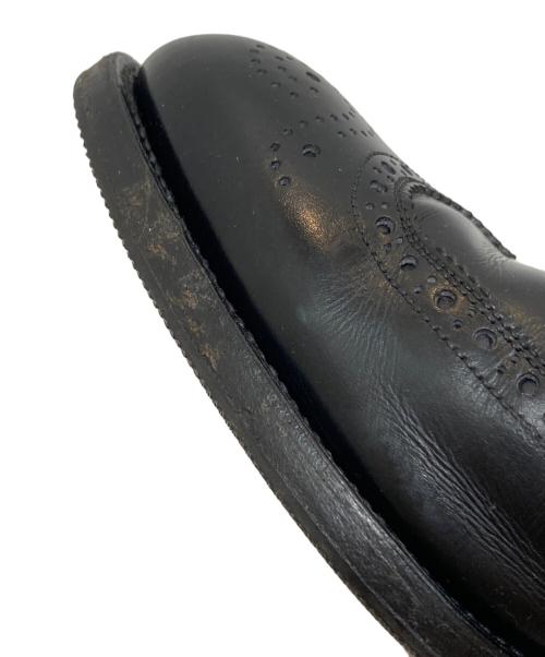 SCOTCH GRAIN（スコッチグレイン）SCOTCH GRAIN (スコッチグレイン) ウィングチップフルブローグシューズ ブラック サイズ:SIZE 26の古着・服飾アイテム
