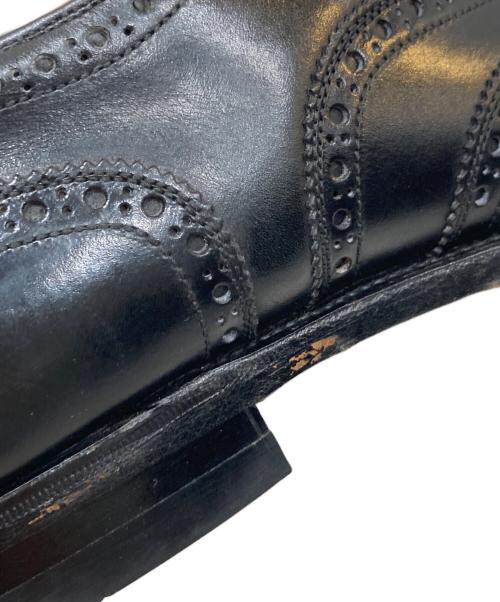 SCOTCH GRAIN（スコッチグレイン）SCOTCH GRAIN (スコッチグレイン) ウィングチップフルブローグシューズ ブラック サイズ:SIZE 26の古着・服飾アイテム
