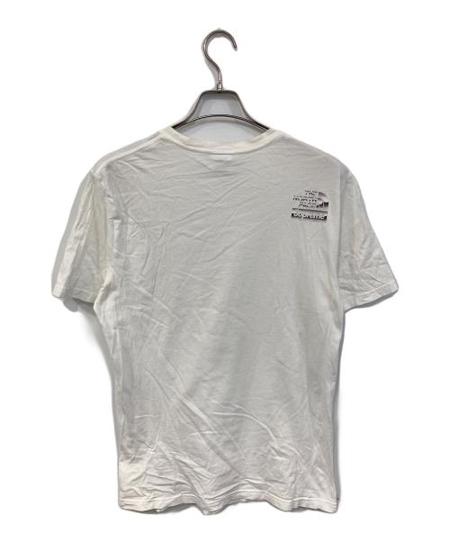 THE NORTH FACE（ザ ノース フェイス）THE NORTH FACE (ザ ノース フェイス) Supreme (シュプリーム) Metallic Logo Tee/メタリック ロゴ ティー ホワイト サイズ:SIZE Sの古着・服飾アイテム