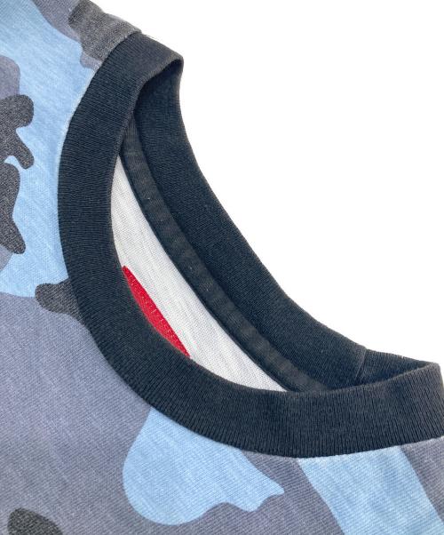 SUPREME（シュプリーム）Supreme (シュプリーム) Pocket Tee Blue Camo/ポケット ティー ブルー カモ ブルー サイズ:SIZE Sの古着・服飾アイテム