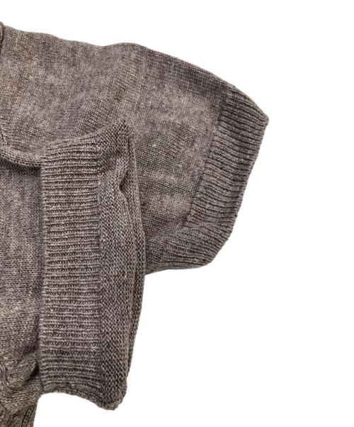 BATONER（バトナ―）BATONER (バトナ―) WASHED HIGH COUNT LINEN CREW NECK S/S/ウォッシュド ハイ カウント リネン クルー ネック ショートスリーブ ベージュ サイズ:SIZE 2の古着・服飾アイテム