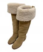 COACHコーチ）の古着「ロングブーツ」｜ベージュ