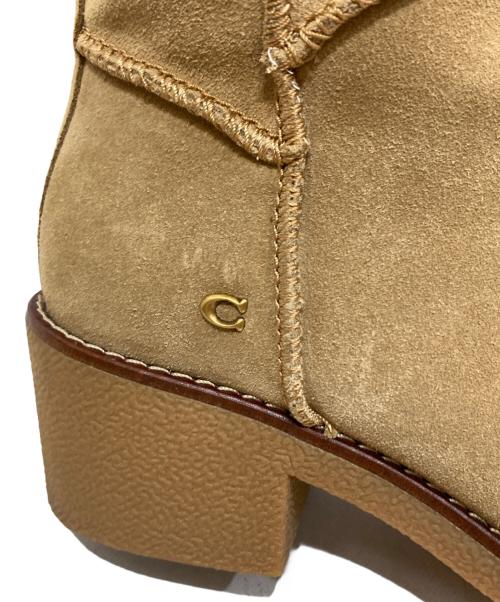 COACH（コーチ）COACH (コーチ) ロングブーツ ベージュ サイズ:22.5の古着・服飾アイテム