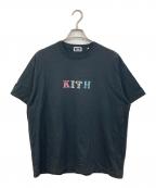 KITHキス）の古着「Ornamental Tee Black　オーナメンタル ティー ブラック」｜ブラック