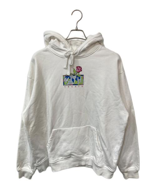 KITH（キス）KITH (キス) プルオーバーパーカー ホワイト サイズ:SIZE XLの古着・服飾アイテム