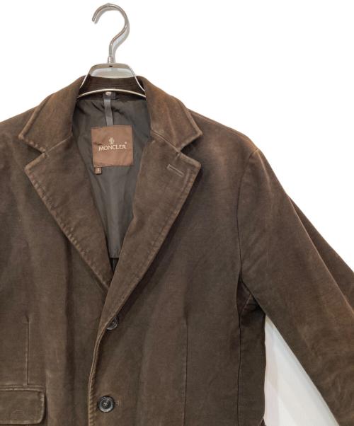 MONCLER（モンクレール）MONCLER (モンクレール) チェスターコート ブラウン サイズ:3の古着・服飾アイテム