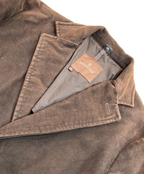 MONCLER（モンクレール）MONCLER (モンクレール) チェスターコート ブラウン サイズ:3の古着・服飾アイテム