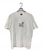 stussyステューシー）の古着「IN BLOOM TEE/イン ブルーム ティー」｜ホワイト