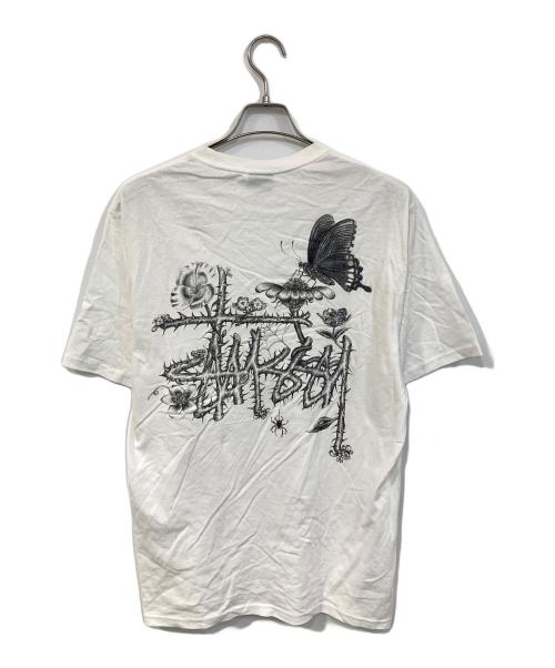 stussy（ステューシー）stussy (ステューシー) IN BLOOM TEE/イン ブルーム ティー ホワイト サイズ:SIZE Mの古着・服飾アイテム